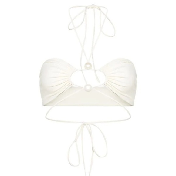 Neena Swim Terry Cut Out Bikini Top - Picture 1 of 4